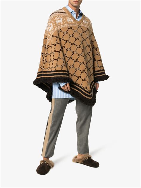 gucci womens ponchos|Gucci poncho women's.